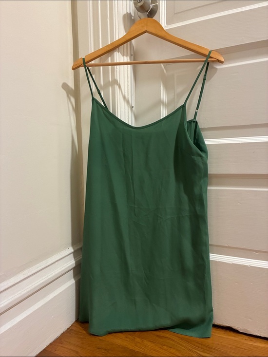 MaxMara Dresses & Skirts - MaxMara Emerald Green Silk Slip Mini Dress
